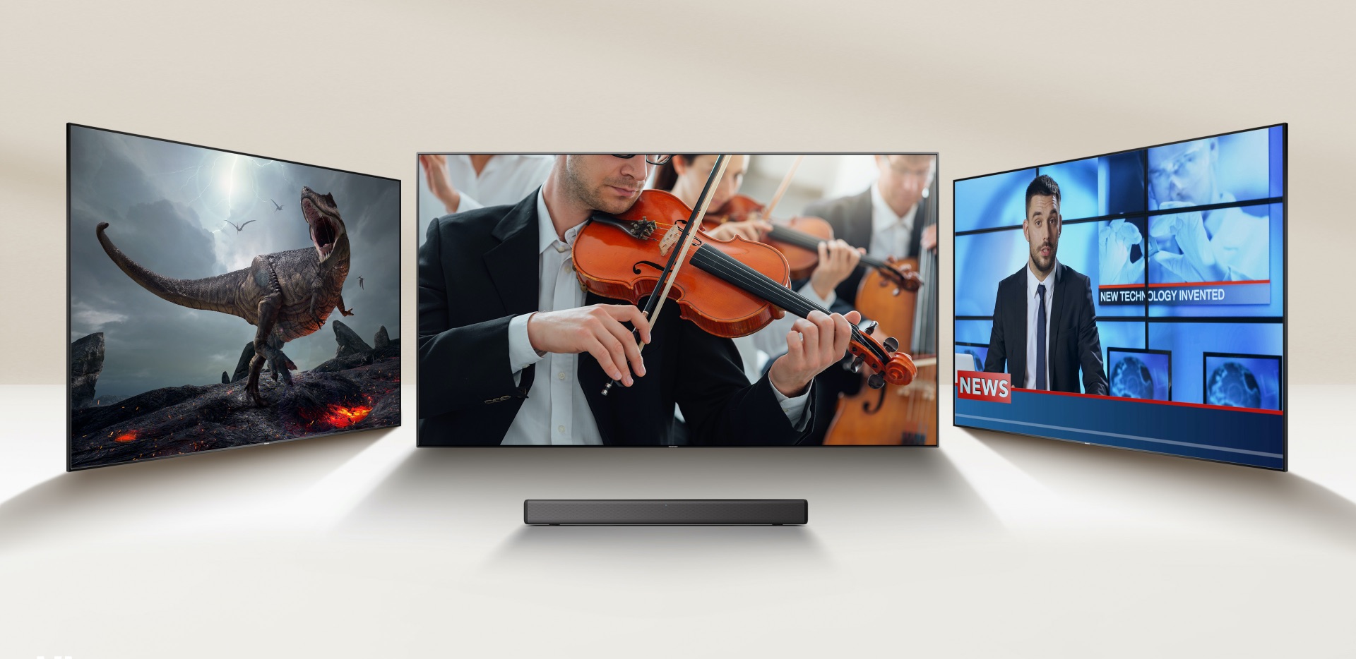 Hisense HS214 Soundbar - Multiple Audio Enhancements, Switch Freely