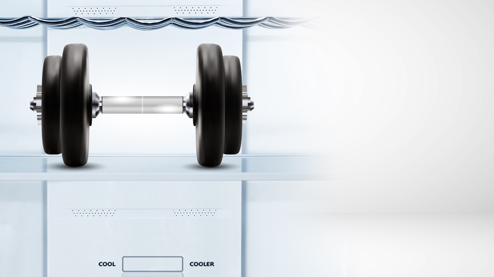 Hisense BCD-331W - Tempered Glass Shelve feature image