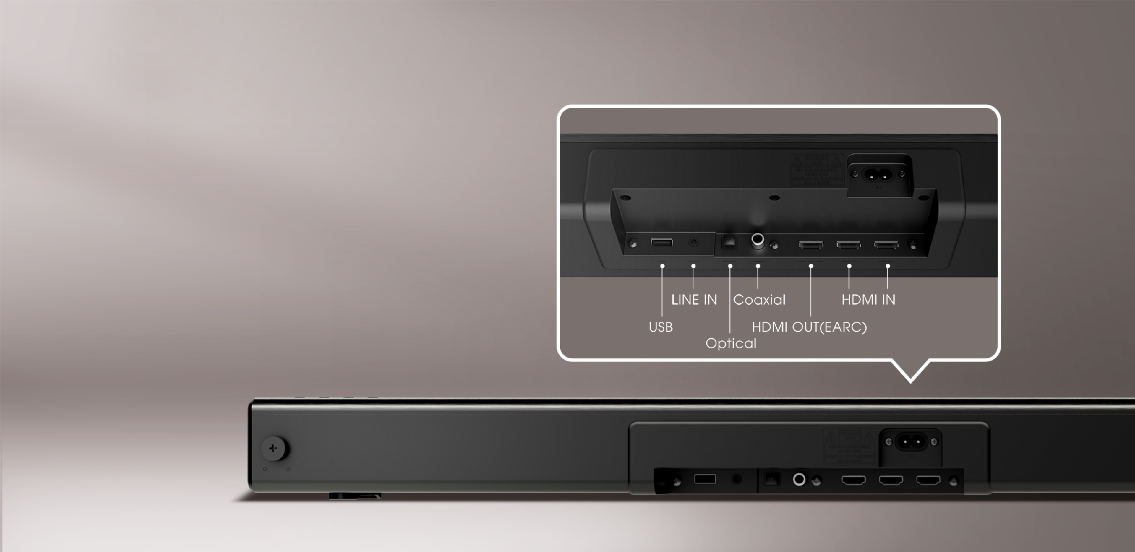 Hisense HS312 Soundbar - Easy Connectivity