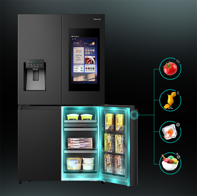 Hisense BCD-522W Fridge - Banner.5 mobile