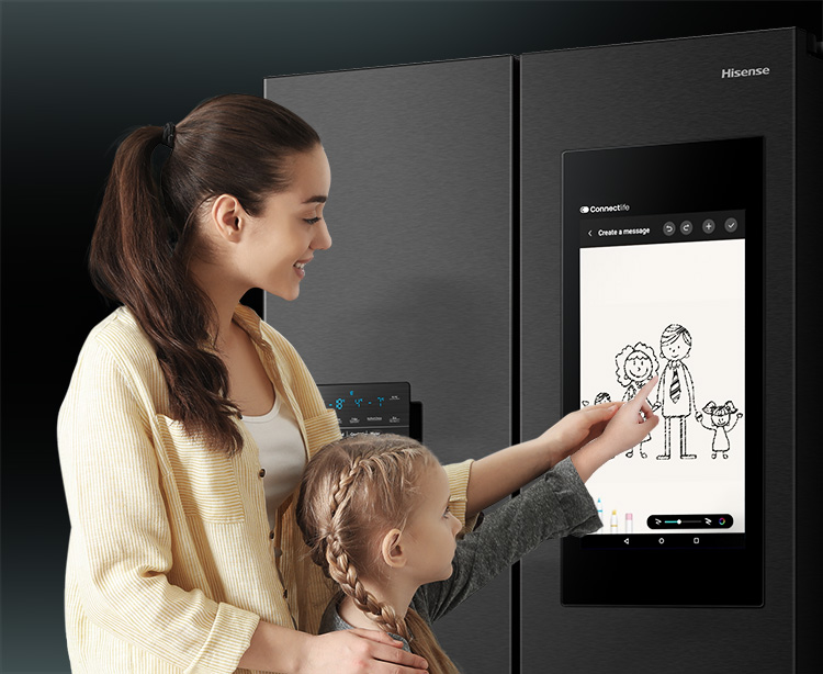 Hisense BCD-522W Fridge - Banner.11 mobile