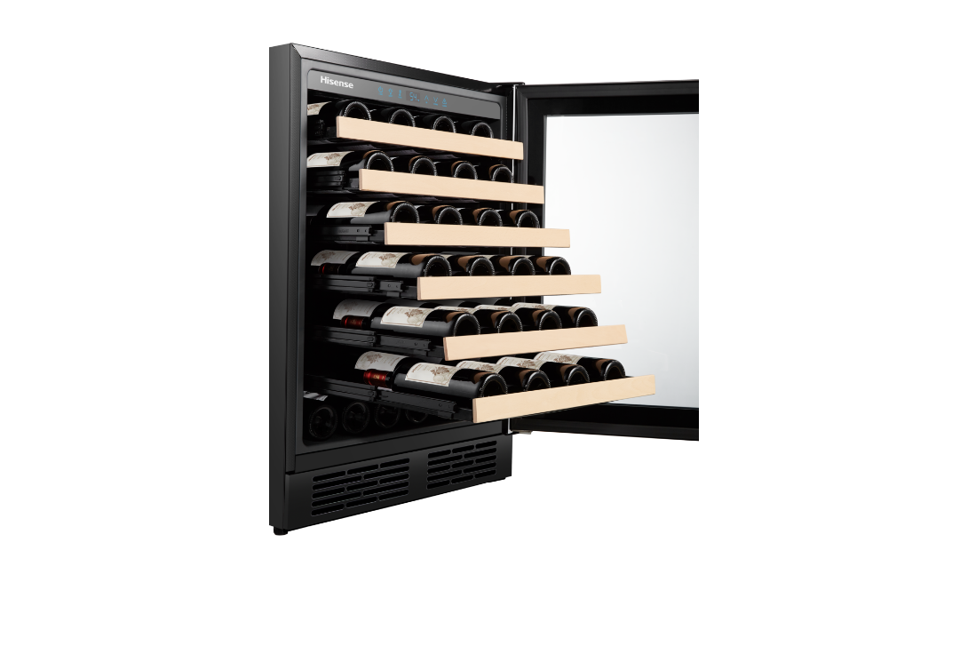 Hisense JC-138YA gallery image side view open rack