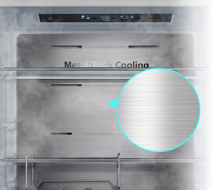 Hisense BCD-469W Refrigerator - Metal Cooling