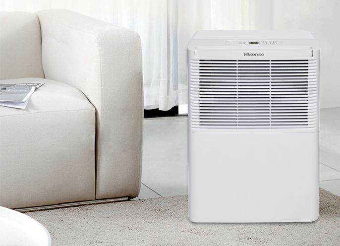 Hisense Dehumidifier-J - Coverage up to 50m square