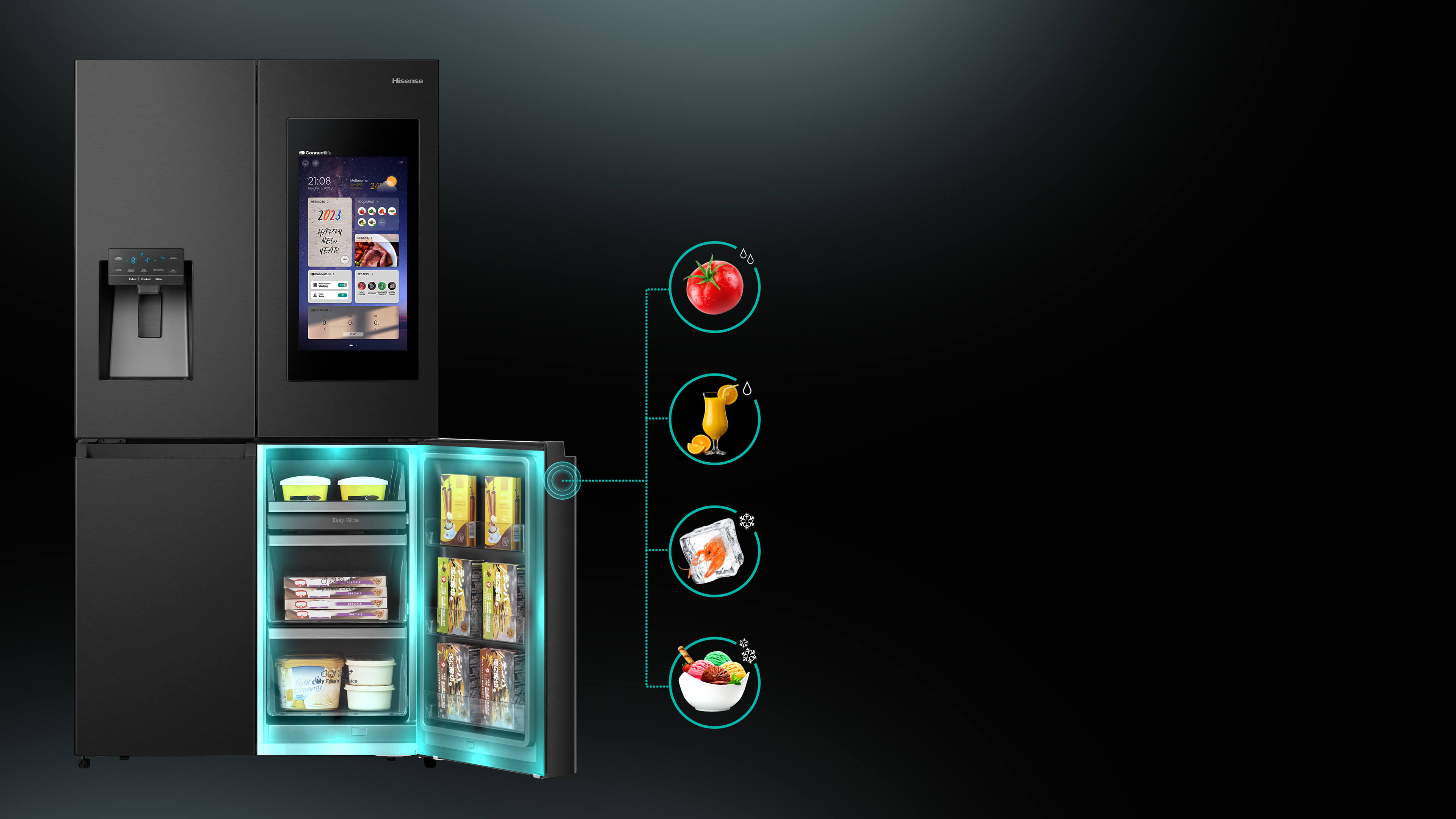 Hisense BCD-522W Fridge - Banner.5