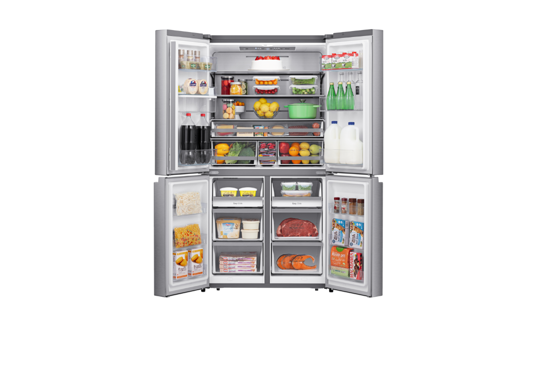Hisense BCD560W - Gallery Image Front Open Door View With Food