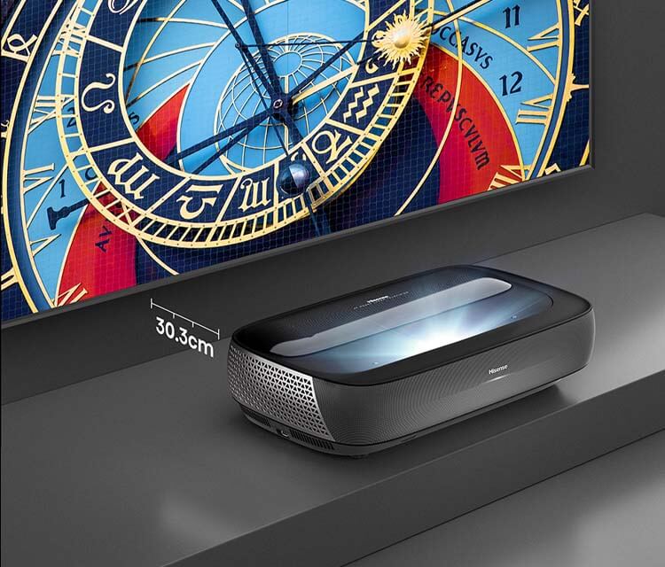 Hisense 100L9G Ultra Short Throw Technology Mobile