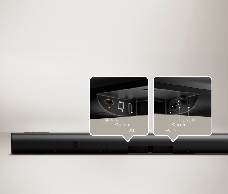 Hisense HS219 Soundbar - Easy Connectivity