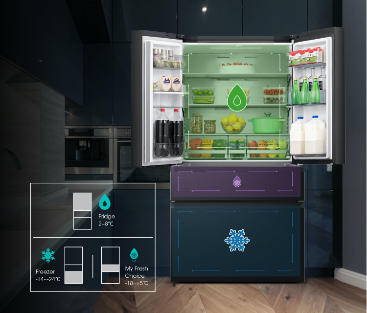 Hisense RM-69WC Refrigerator - Triple zone