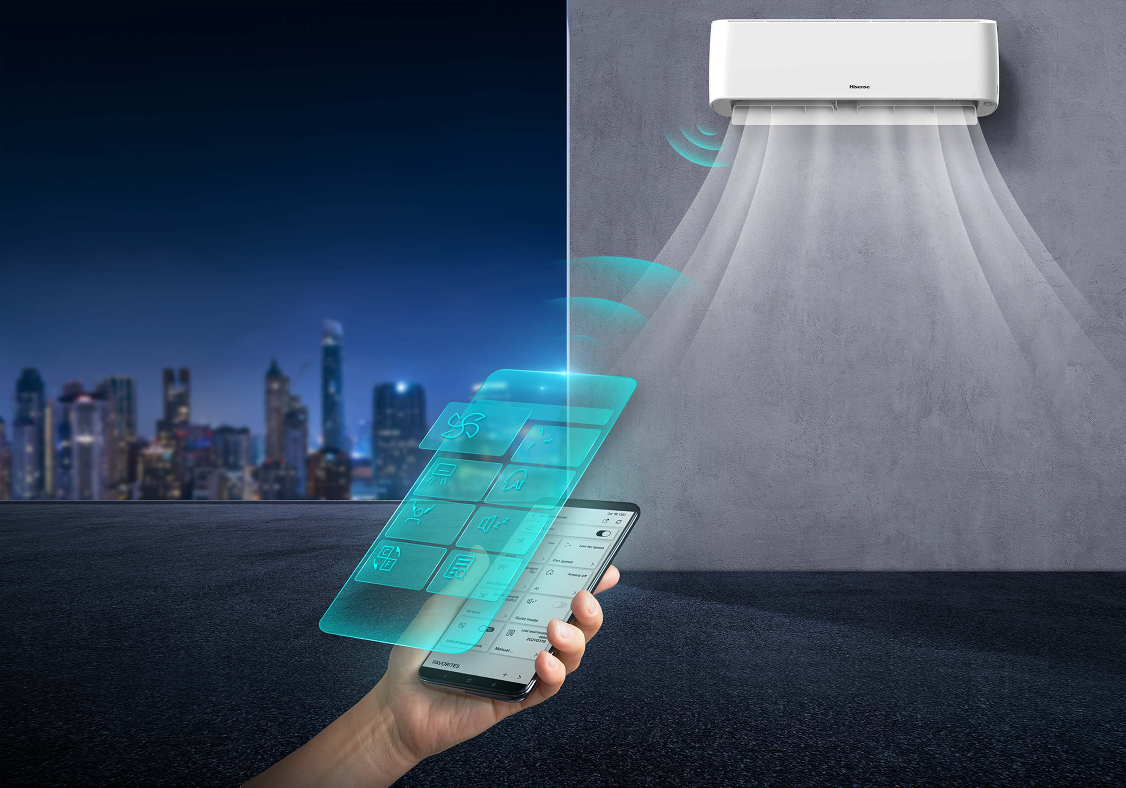 Hisense Energy Pro Plus Air Conditioner - WIiFi Control