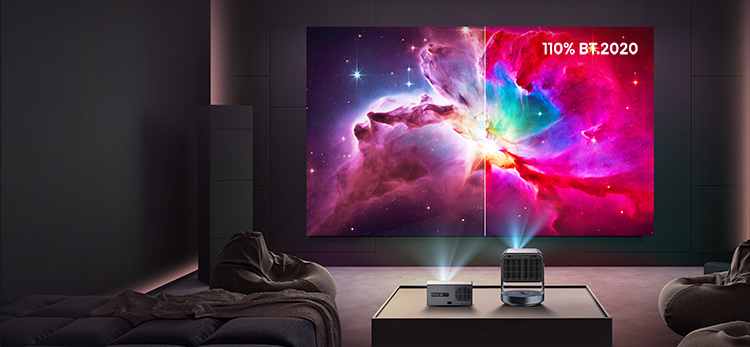 C2 Ultra TriChroma Smart Mini Projector - Banner 8 mobile