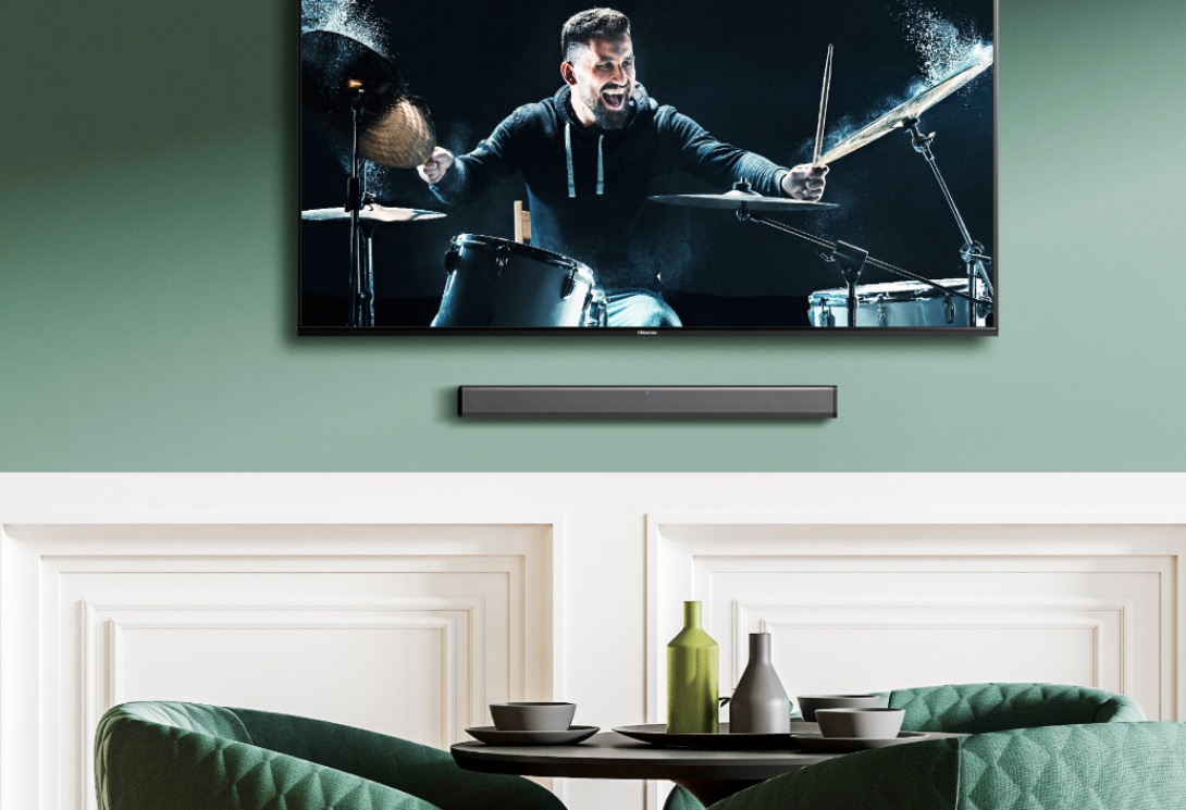 Hisense HS214 Soundbar - Soundbar Lifestyle Image