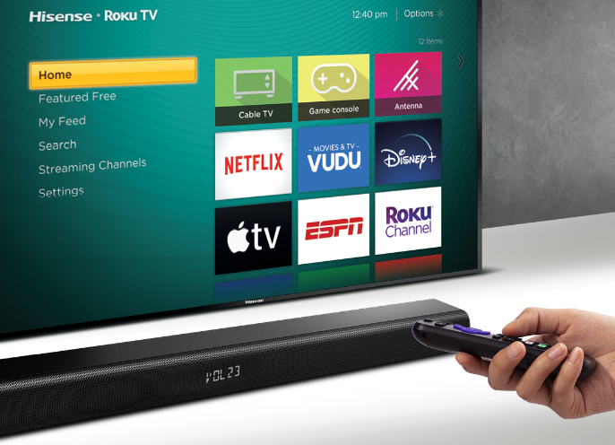 Hisense HS218 Soundbar - Roku TV Ready