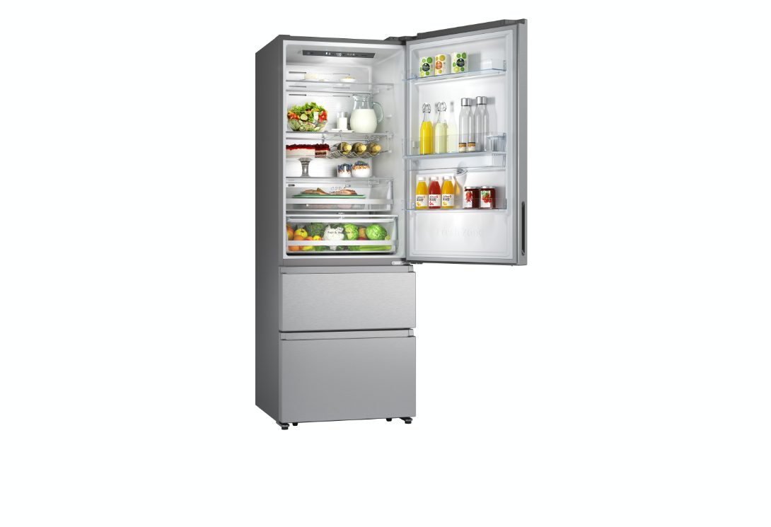 Hisense BCD-456 - Front View Full Open Without Food 