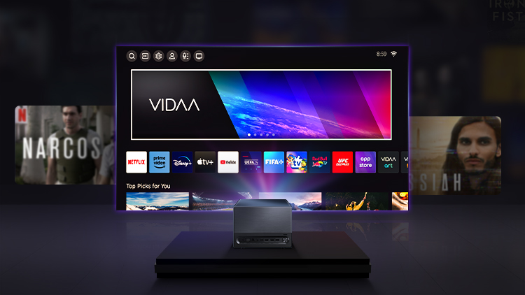 C1 TriChroma Smart Mini Projector - Banner 17 mobile