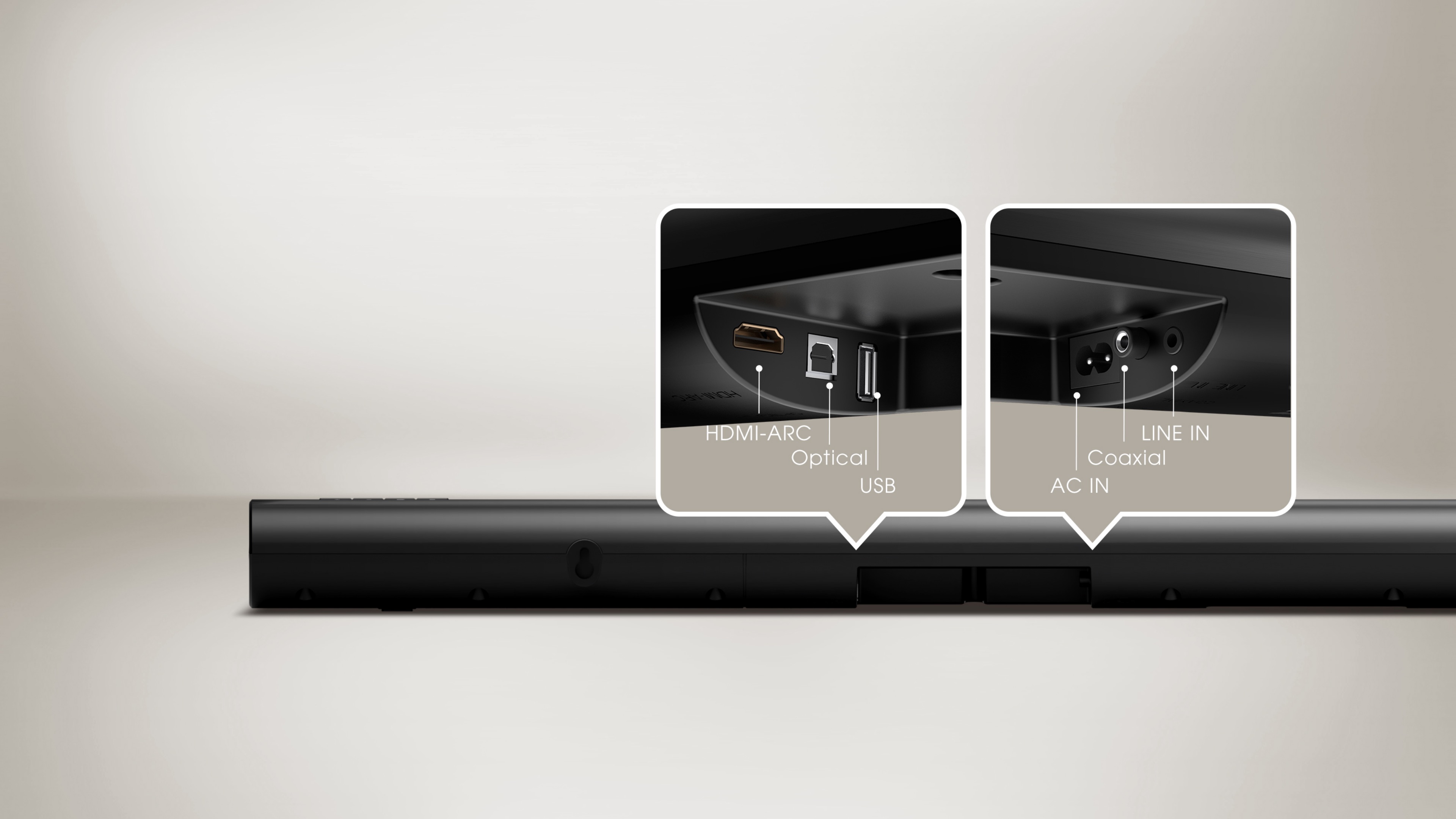 Hisense HS219 Soundbar - Easy Connectivity